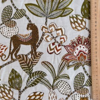 Dekorativno blago jacquard Soliman allover blanc