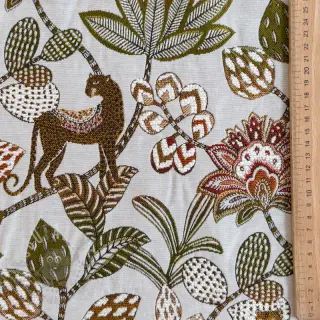 Dekorativno blago jacquard Soliman allover blanc