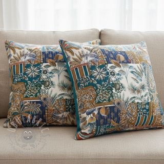 Dekorativno blago jacquard Basmati allover bleu