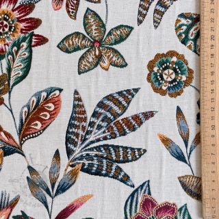 Dekorativno blago jacquard Neroli allover blanc