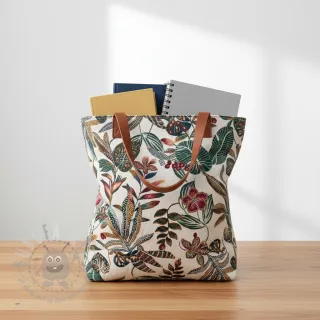Dekorativno blago jacquard Neroli allover blanc