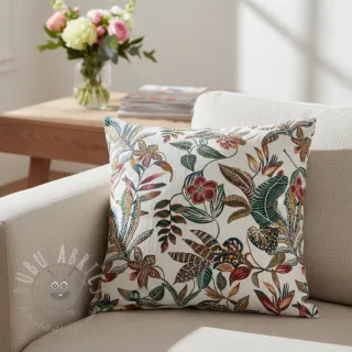 Dekorativno blago jacquard Neroli allover blanc