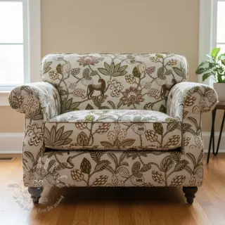 Dekorativno blago jacquard Soliman allover blanc