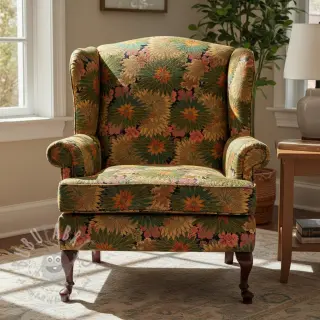 Dekorativno blago jacquard Matcha allover kaki