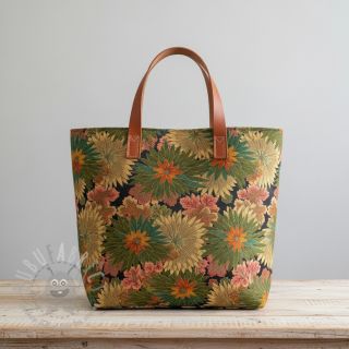 Dekorativno blago jacquard Matcha allover kaki