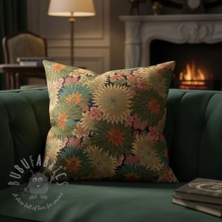 Dekorativno blago jacquard Matcha allover kaki