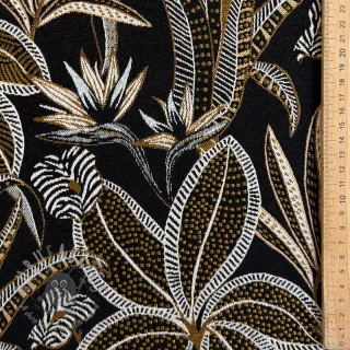 Dekorativno blago jacquard Moranto allover noir