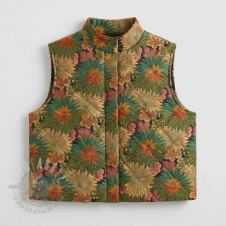 Dekorativno blago jacquard Matcha allover kaki