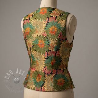 Dekorativno blago jacquard Matcha allover kaki