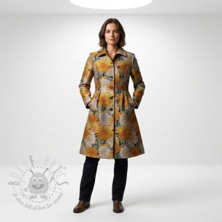 Dekorativno blago jacquard Matcha allover peanut