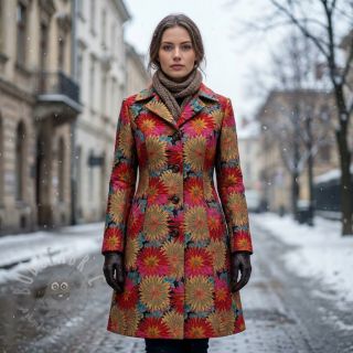 Dekorativno blago jacquard Matcha allover rouge