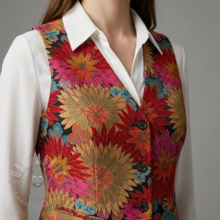 Dekorativno blago jacquard Matcha allover rouge