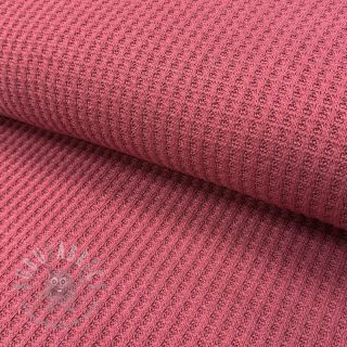 Pletenina WAFFLE BIG KNIT dark salmon