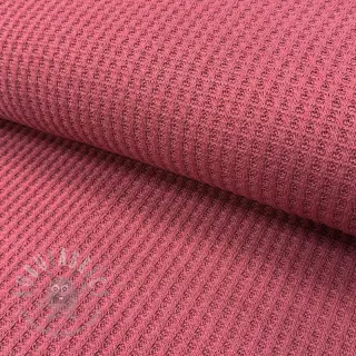 Pletenina WAFFLE BIG KNIT dark salmon