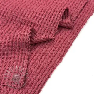 Pletenina WAFFLE BIG KNIT dark salmon