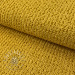 Pletenina WAFFLE BIG KNIT ochre