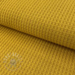 Pletenina WAFFLE BIG KNIT ochre