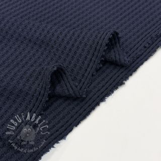Pletenina WAFFLE BIG KNIT navy