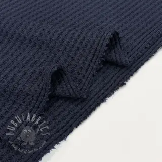 Pletenina WAFFLE BIG KNIT navy