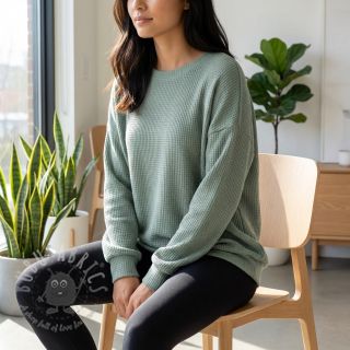 Pletenina Angora honey ocean green