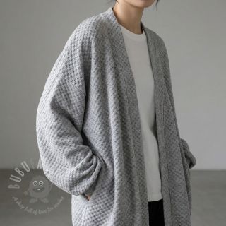 Pletenina Angora honey light grey