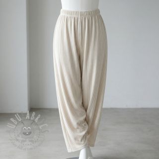 Elastičen žamet VELVET LUREX Stripe off white