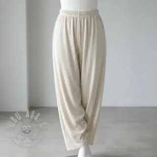 Elastičen žamet VELVET LUREX Stripe off white