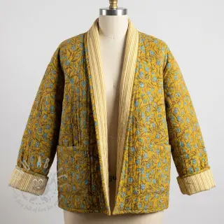 Bombažna tkanina QUILT Gange curcuma