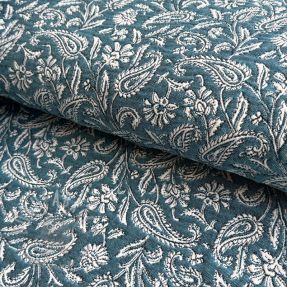 Dekorativno blago jacquard Mumbai allover jade
