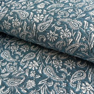 Dekorativno blago jacquard Mumbai allover jade