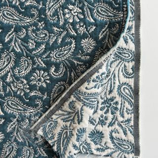 Dekorativno blago jacquard Mumbai allover jade