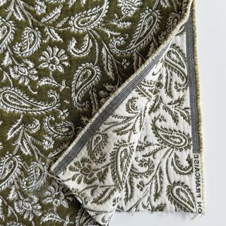 Dekorativno blago jacquard Mumbai allover kaki