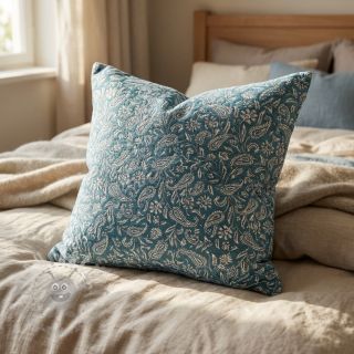 Dekorativno blago jacquard Mumbai allover jade