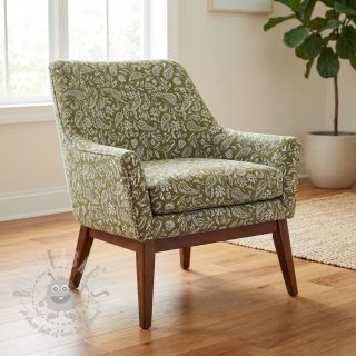 Dekorativno blago jacquard Mumbai allover kaki