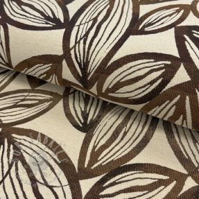 Dekorativno blago jacquard Folia chocolat