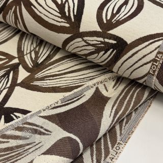 Dekorativno blago jacquard Folia chocolat