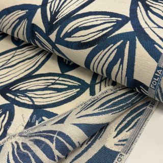 Dekorativno blago jacquard Folia bleu