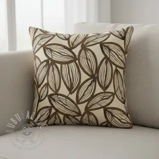 Dekorativno blago jacquard Folia chocolat