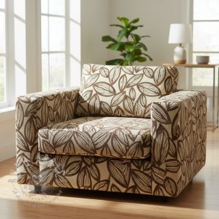 Dekorativno blago jacquard Folia chocolat