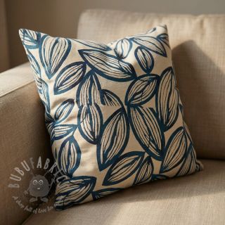 Dekorativno blago jacquard Folia bleu