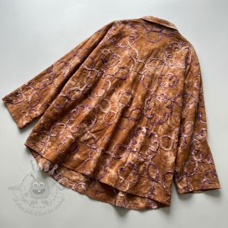 Bombažna tkanina TIE DYE EMBROIDERY Elise tape design B