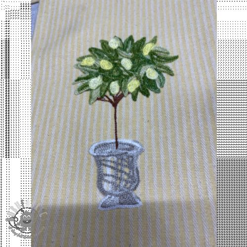 Dekorativno blago DOBBY Colored stripe lavender