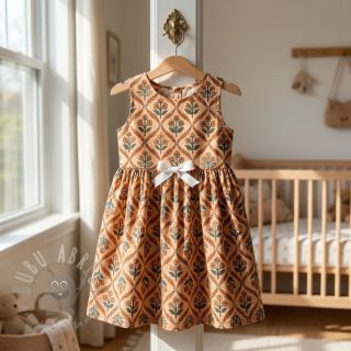 Bombažna tkanina HANDCRAFTED BLOCK-PRINTED COTTON