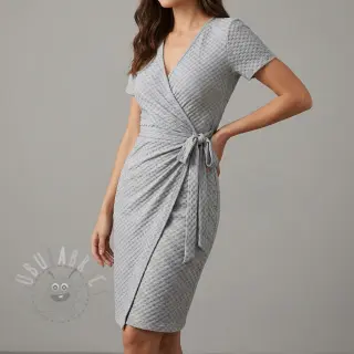 Pletenina Angora honey light grey
