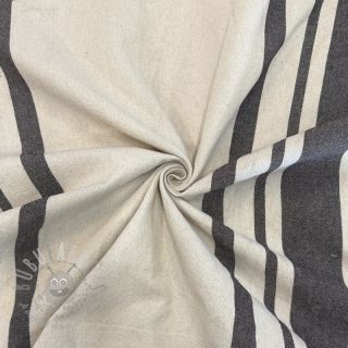 Dekorativno blago Bernadette stripe coffee