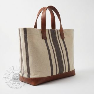 Dekorativno blago Bernadette stripe coffee