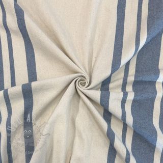 Dekorativno blago Bernadette stripe denim