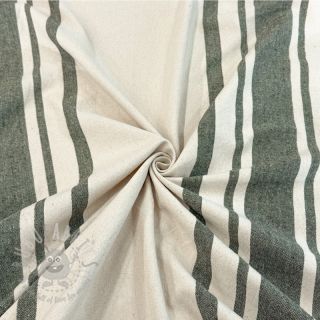 Dekorativno blago Bernadette stripe kaki