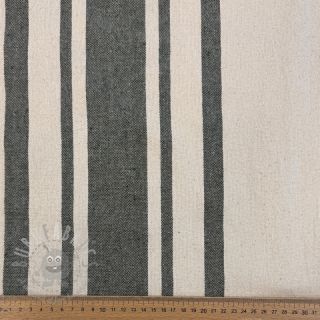 Dekorativno blago Bernadette stripe kaki
