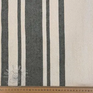 Dekorativno blago Bernadette stripe kaki